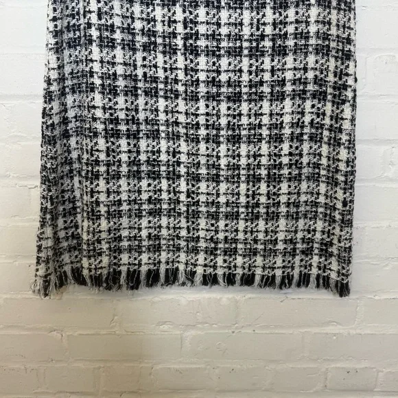 NWT Karen Kane Tweed Black and White Shift Dress Small - Picture 5 of 8